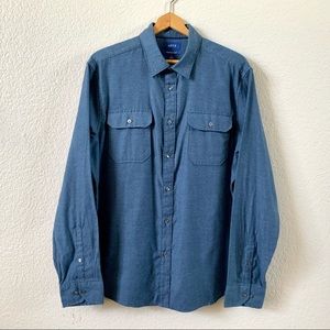 Apt 9 Seriously Soft Long Sleeve Button Down, Sz XL